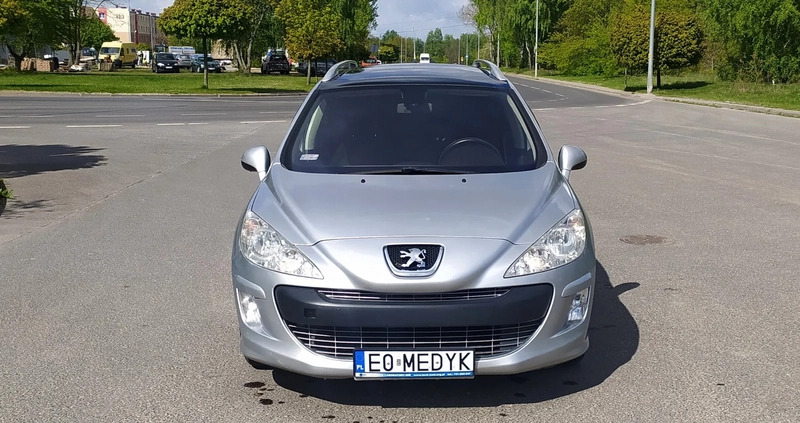 Peugeot 308 cena 11900 przebieg: 256588, rok produkcji 2009 z Zgierz małe 121